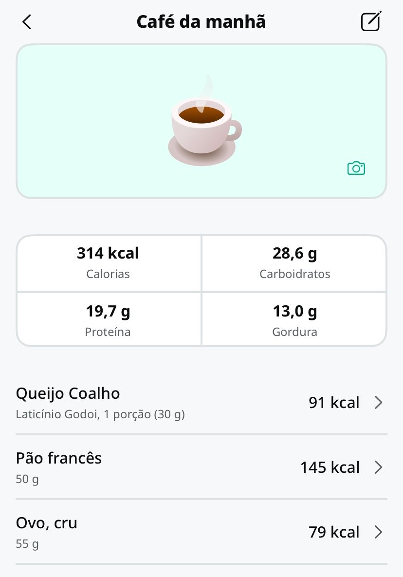 camiscoca's tweet photo. esse é meu café da manhã favorito mas 300kcal não dá 💔 https://t.co/GECeAqZOtv
