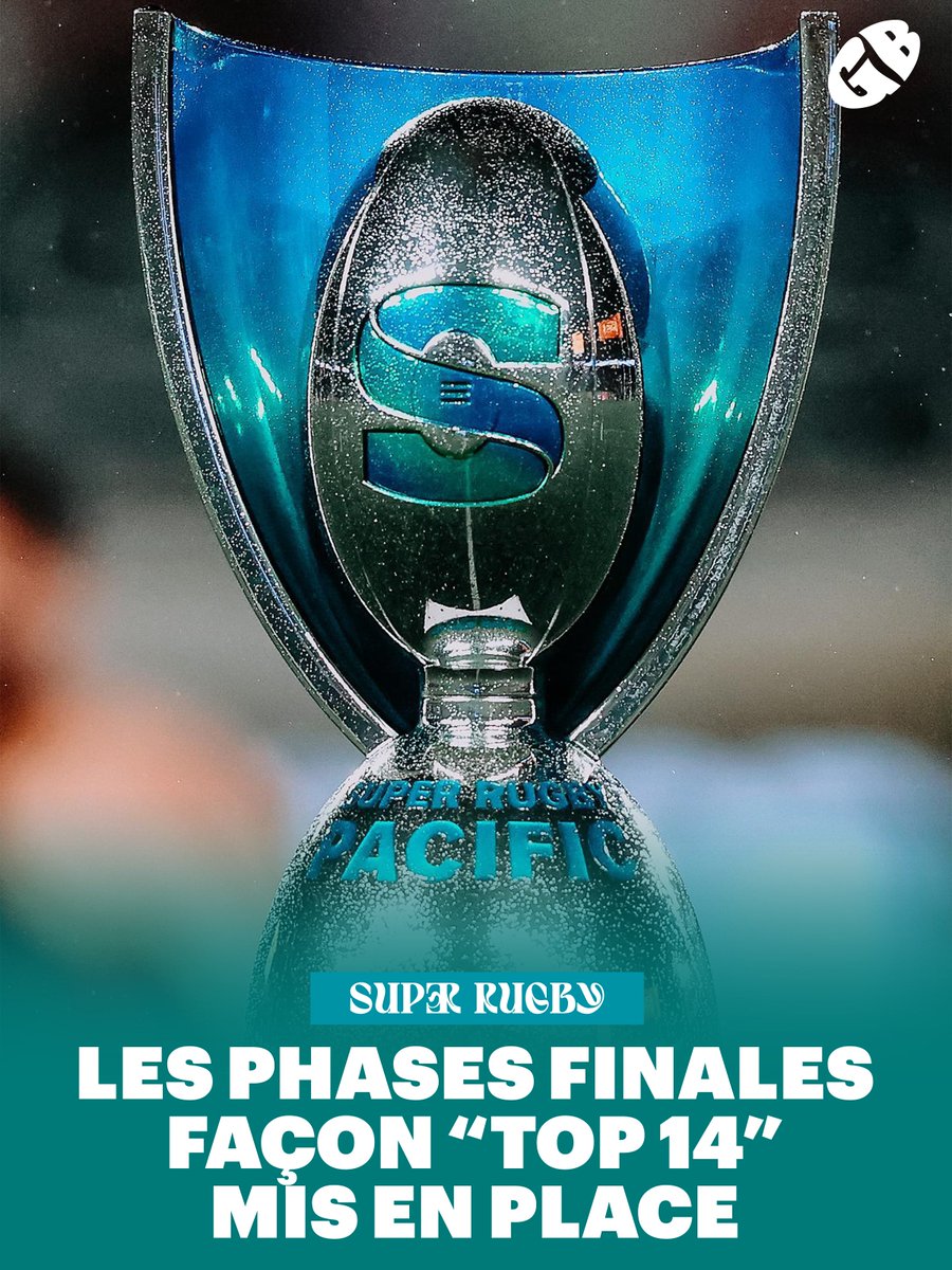 GauthierBaudin's tweet photo. Réduit à un championnat de 10 équipes après le dépôt de bilan des Moana Pasifika, le Super Rugby a annoncé son nouveau format de compétition pour la saison 2027. Le SRP démarrera le 12 février prochain et se déroulera sur 17 journées pour sa phase régulière, avec 16 matchs à jouer et une semaine de pause par équipe.

Le championnat sera divisé en deux avec un test-match entre les All Blacks et les Wallabies le 25 avril, en l'honneur de l'ANZAC Day, jour des commémorations des victimes, originaires de l'Océanie, décédées durant la Première Guerre mondiale. Les groupes des deux nations seront annoncés après la 9e journée.

Plus important encore, la phase finale adopte le modèle français avec six équipes qualifiées. Les deux premiers au classement seront directement qualifiés pour les demi-finales, tandis que le troisième et le quatrième affronteront le cinquième et sixième en barrages pour une place en demi-finale.