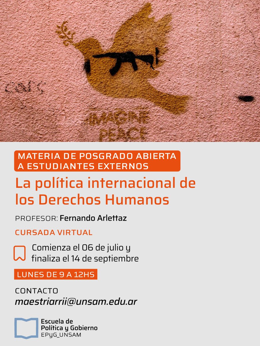 Escuela de Política y Gobierno UNSAM tweet media