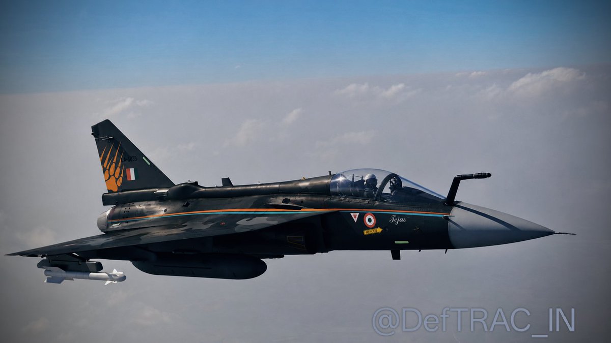 DefTRAC_IN's tweet photo. Black Tiger Livery for TEJAS MK1A 🐯
#mk1a #tejas
We can use this type of paintjob in the upcoming RIAT 2027 and AERO INDIA 2027 🔥🤩
@IAF_MCC @HALHQBLR https://t.co/3DtgDAas4a