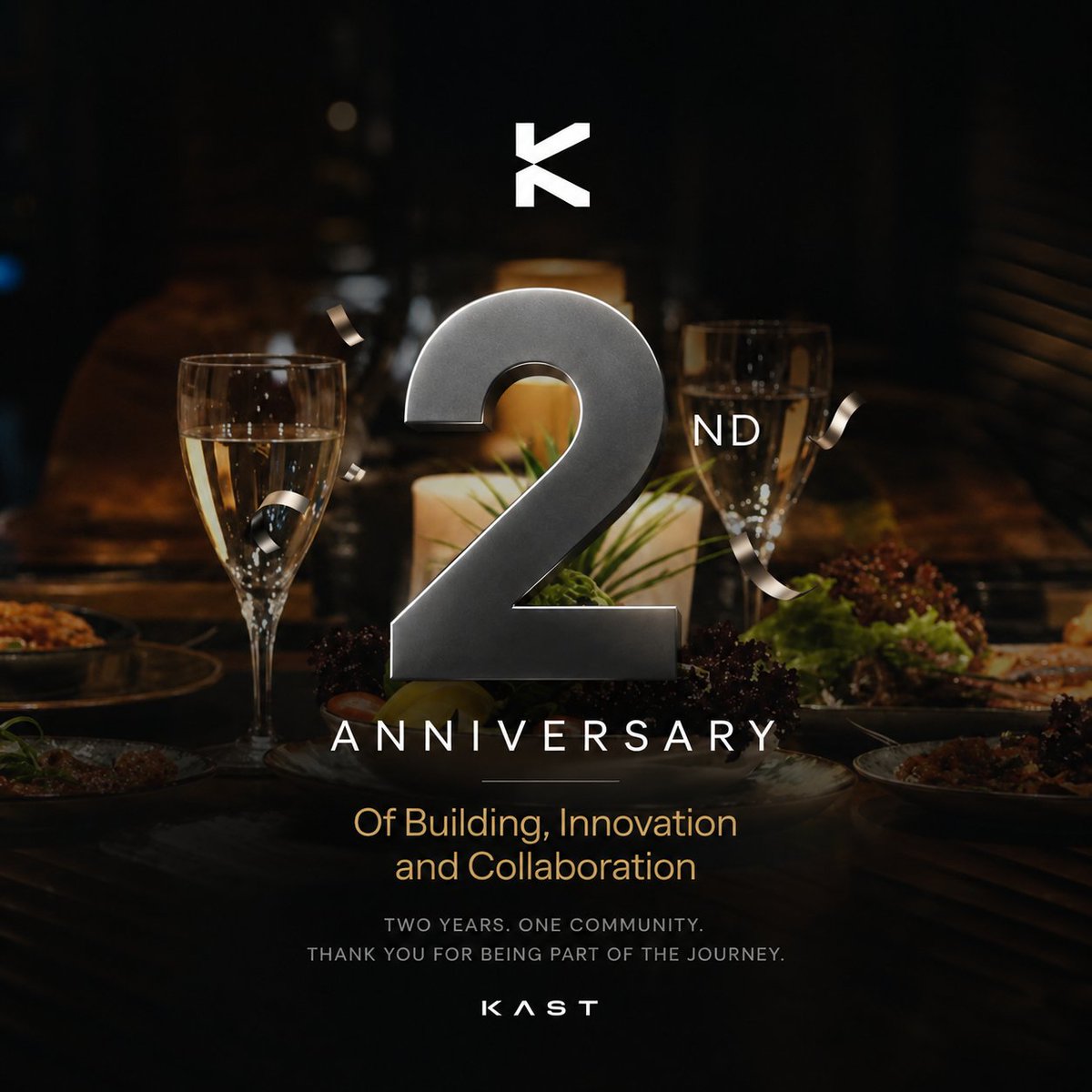 Davebanks0's tweet photo. Today marks KAST's 2nd anniversary since it started shipping. 🎉

The goal was simple: make global money feel easier to use in everyday life.

Two years later, @KASTxyz has become one of the top three payment platforms in the world, and it's not even second.
Today, you can hold stablecoins, spend globally, earn yield and rewards, send money, convert crypto, and access local currencies, all from one app.

To celebrate this milestone, KAST is offering 20% cashbacks on eligible card spending within the 48 hours window.

Spend $100 at restaurants or bars or any convenient store and get $20 cashbacks. 🎉

@Coleta_Cripto