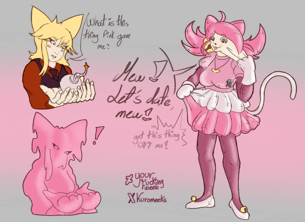 Kuromeeks's tweet photo. Posting this as a test. Shitty Mad Mew Mew goo transformation https://t.co/n1v2xBw4cR