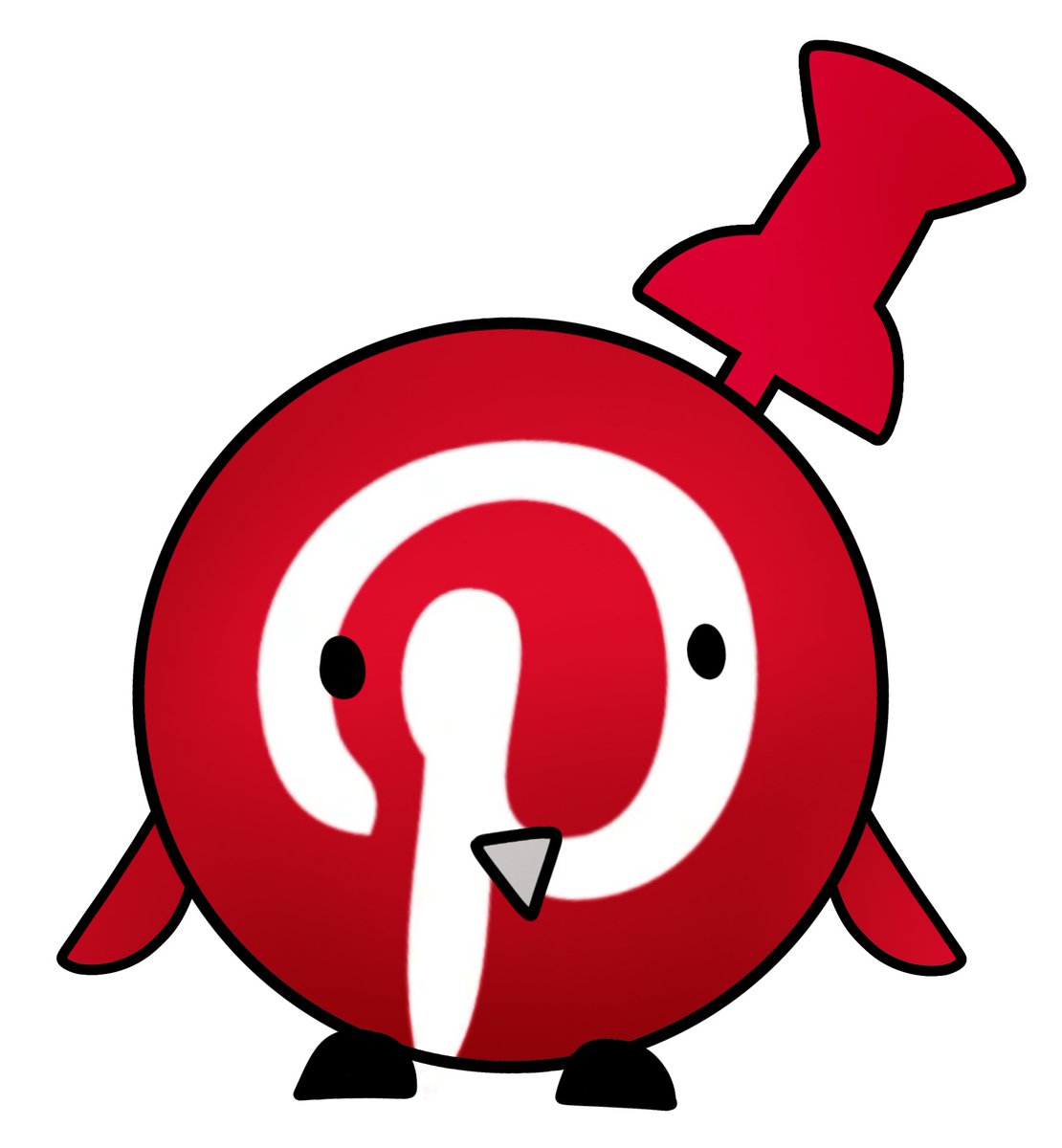 Medianonaka's tweet photo. This is Pinterest mascot, but it can also be the
"new-born Pinbots" who always "WAAAH!"

Pinterest-chan has her new Pinbot. https://t.co/ycoN981Qyh