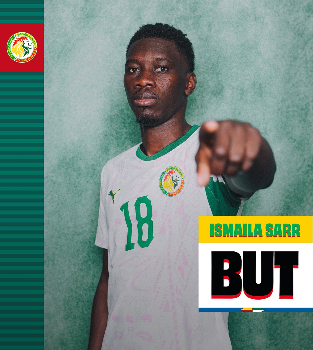 GaindeYi's tweet photo. ⏰ 51’ | 𝘽𝙐𝙐𝙐𝙐𝙐𝙏𝙏 !! Ismaila Sarr double la mise pour le Sénégal.

#BELSEN | (0-2) | #FIFAWorldCup https://t.co/hw33RzdEnQ