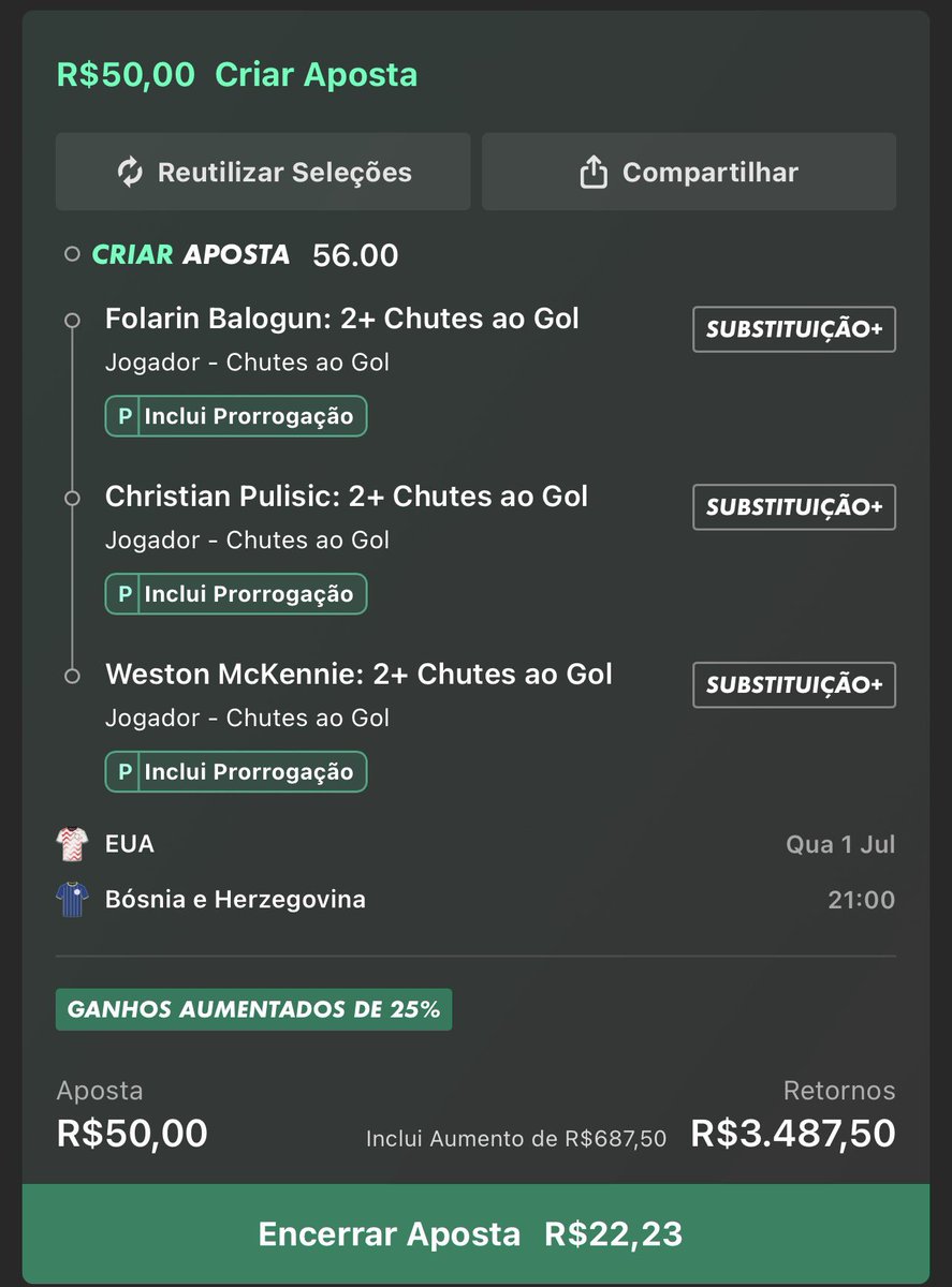 palpitesdochina's tweet photo. Odd 56… Hoje Estados Unidos vai amassar!⚽️🇺🇸

🚨Comente @Playbook  e já receba o bilhete pronto agora!! https://t.co/ANnkkM9SeV