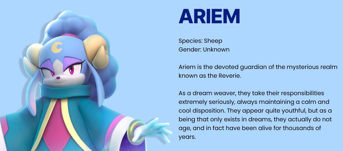 Mylesdaloreguy's tweet photo. OH, they really updated this site..
1. Chip is now canonically genderless.
2. The Wisp also are also canonically genderless.
3. Ariem also has no gender (Tho in Dream team Ariem is canonically referred as female). https://t.co/Xxe7SdIs15