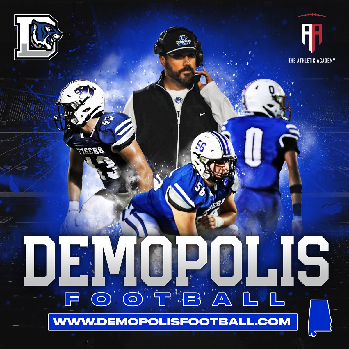 CShandy23's tweet photo. Proud to spotlight the new look for Demopolis Football. From recruiting resources to player exposure and program communication, we're building websites that help high school football programs showcase who they are—on and off the field. @GoodwinCoach @demopolisfb @CoachSeabolt 

Excited to see another great program launch.

https://t.co/MkfFrAonaC