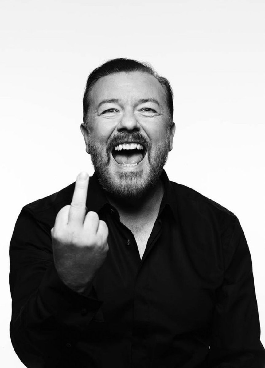 gervaisclips's tweet photo. "If you enjoy seeing an animal terrified or in pain, you are a cunt." - Ricky Gervais https://t.co/ouk3b6Tbq9