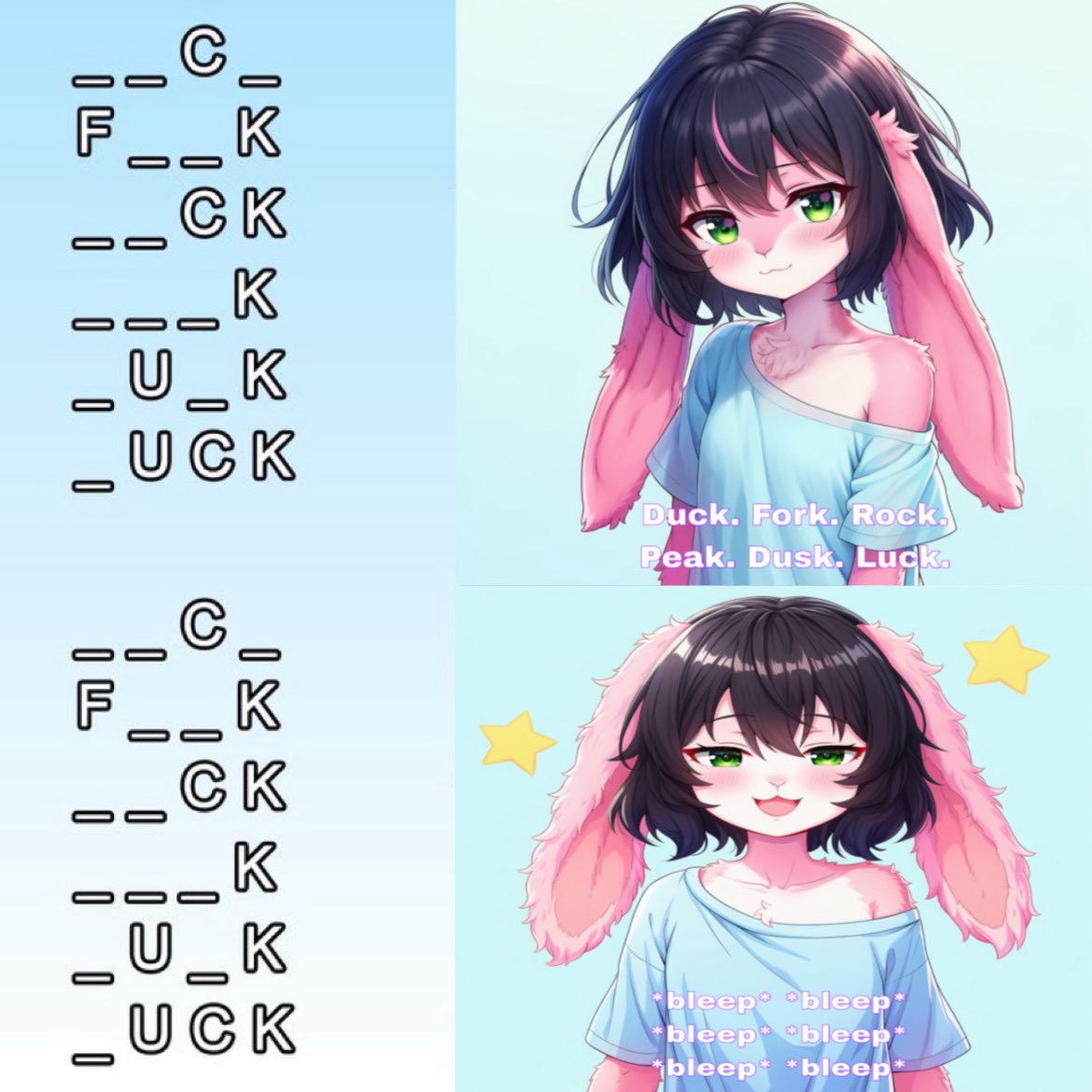 Shgrr_A's tweet photo. Bunny memes 2~ https://t.co/yvXDg5urkf