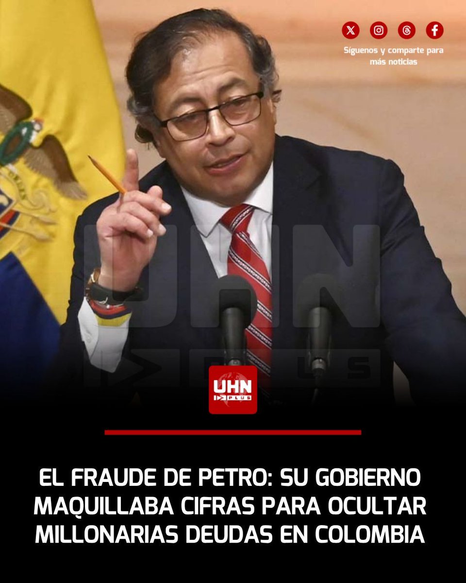 UHN_Plus's tweet photo. 🇨🇴‼️ | El Vicepresidente electo, José Manuel Restrepo, denunció que, tras avanzar en un 75% el proceso de empalme —en el que más de 500 expertos auditaron documentos y reportes ciudadanos—, se descubrió que el gobierno del izquierdista Gustavo Petro ocultaba deudas sin reconocer, trababa la entrega de información oficial y utilizaba cifras maquilladas para esconder un crítico caos financiero y administrativo en Colombia.