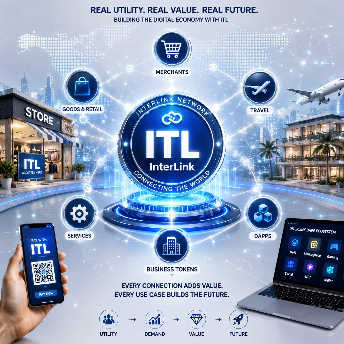 stibah's tweet photo. Skeptics doubted ITL.

Now the focus is utility. 🚀

Merchants. dApps. Services. Real use cases.

Hype fades. Adoption creates value.

📈 Utility → Demand → Future

#InterLink #ITL #ITLG https://t.co/XTbWulWOa0