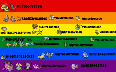nitemarejack83's tweet photo. look at all of this <3 

my community really came together this month with our DA shiny hunts, making this a community effort was a great last second decision to make!

(limit of 4 images per post so legendary flags will be in the replies) https://t.co/vkVWNl2XNv