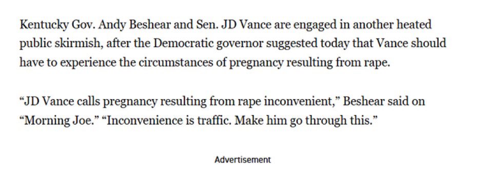 LinkofSunshine's tweet photo. Beshear threatening to rape JD Vance was the only time true dark woke has been tried https://t.co/DBD4Pq0dYF