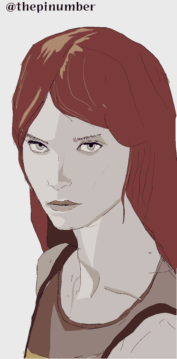 thepinumber's tweet photo. Drawing every contestant for my fan album cover, And my analyzis of the character in the comments. Day two: Abella. #funger #fearandhungertermina #fearandhunger https://t.co/tphu0VY2KZ