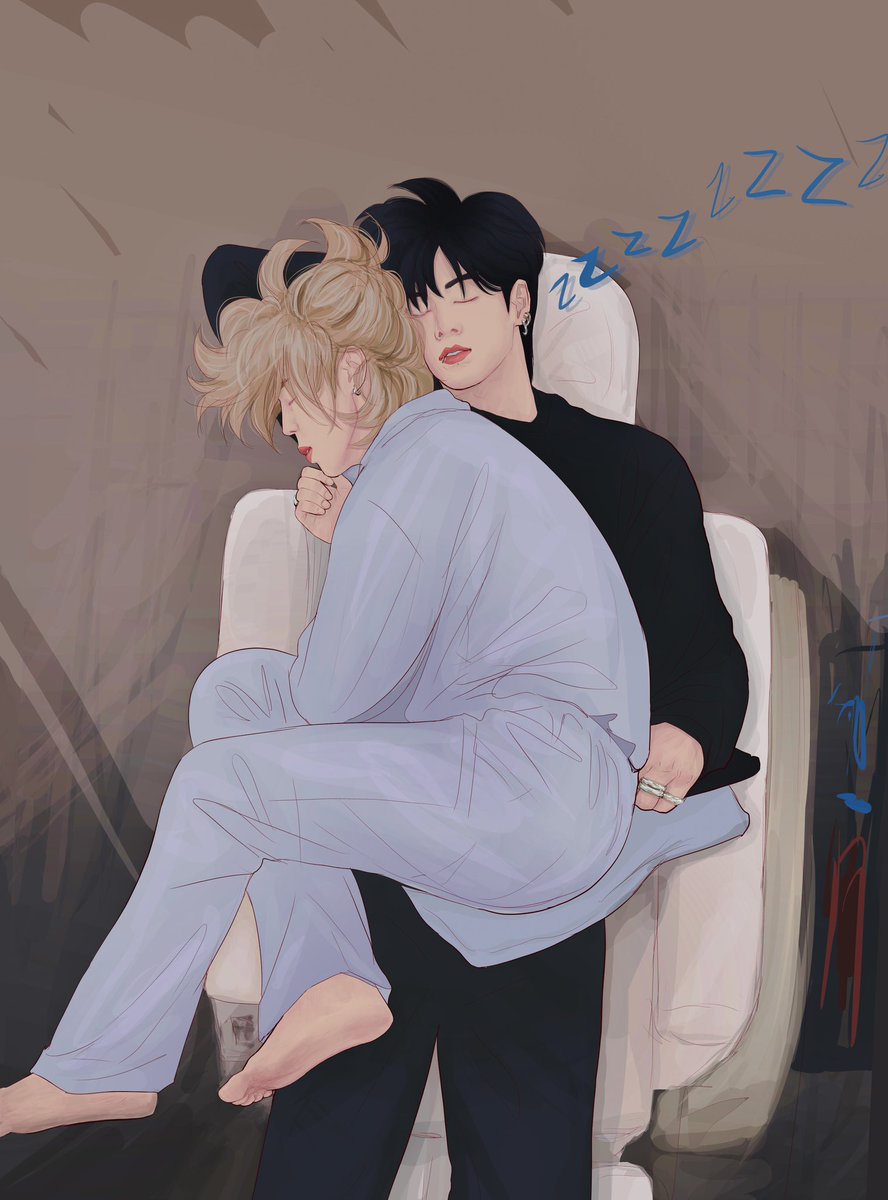 Elsa_draws's tweet photo. 🐰🐥😴💤💤💤 https://t.co/oWzHhmzbnt