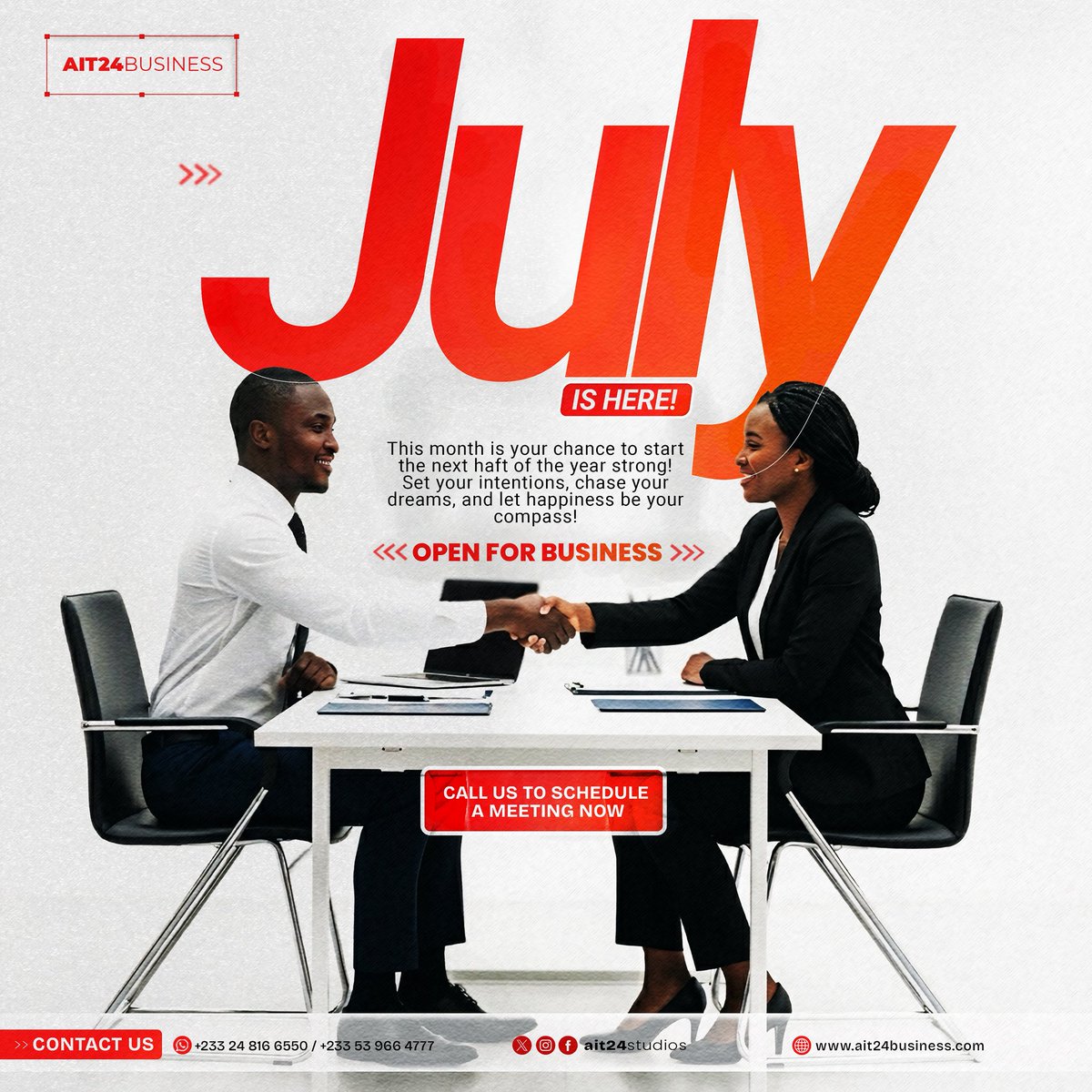 ait24studios's tweet photo. 🚨STOP SCROLLING: July is HERE!

Are you proud of your brand identity online? 
Are you consistent enough?

If it’s a NO to the above questions, we’re here to HELP. 

#BrandIdentity #ait24business #ait24studios #graphicsdesign #webdesign https://t.co/1KzURIMTMY