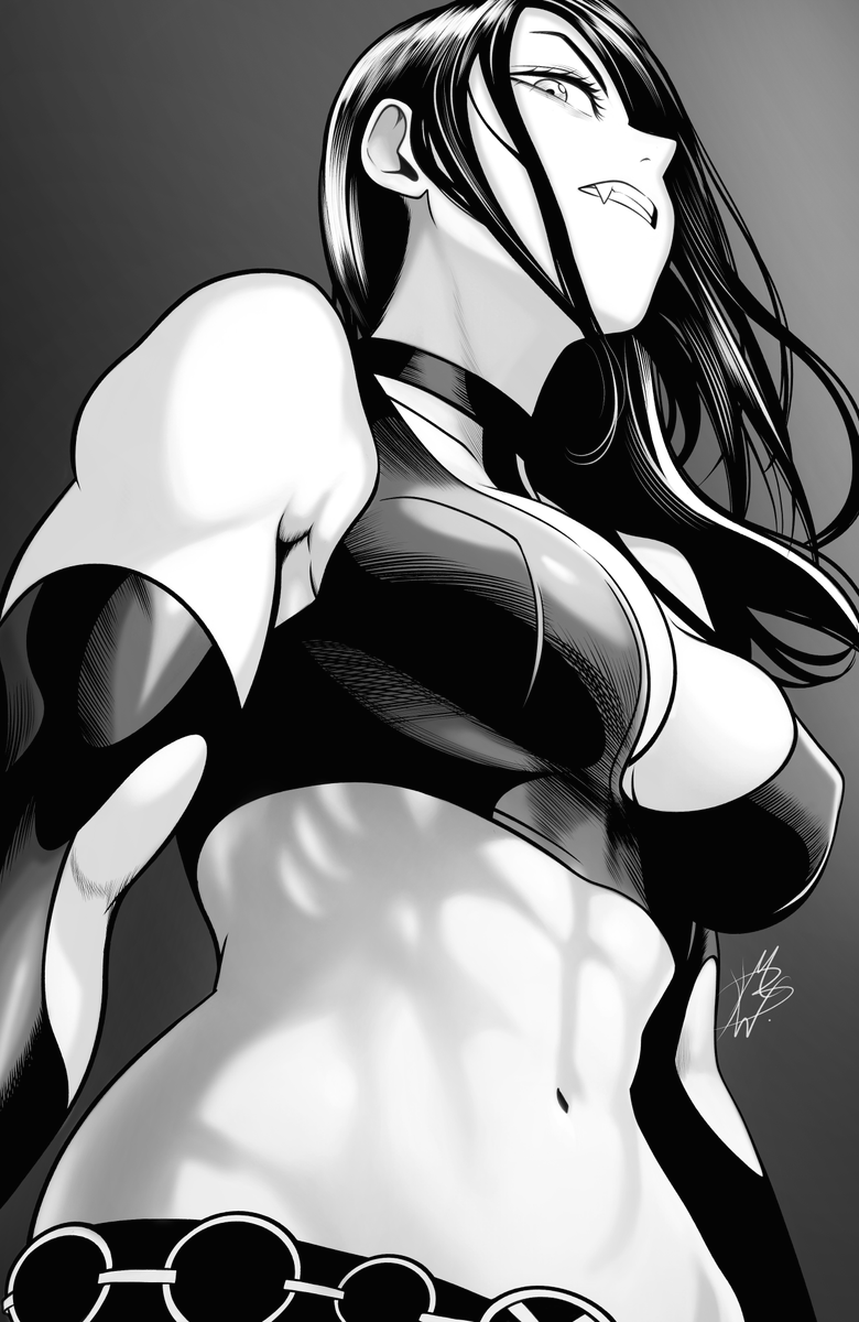 MostlyBlueWyatt's tweet photo. I was requested to draw Laura AKA X-23! https://t.co/88V6iuGEOk