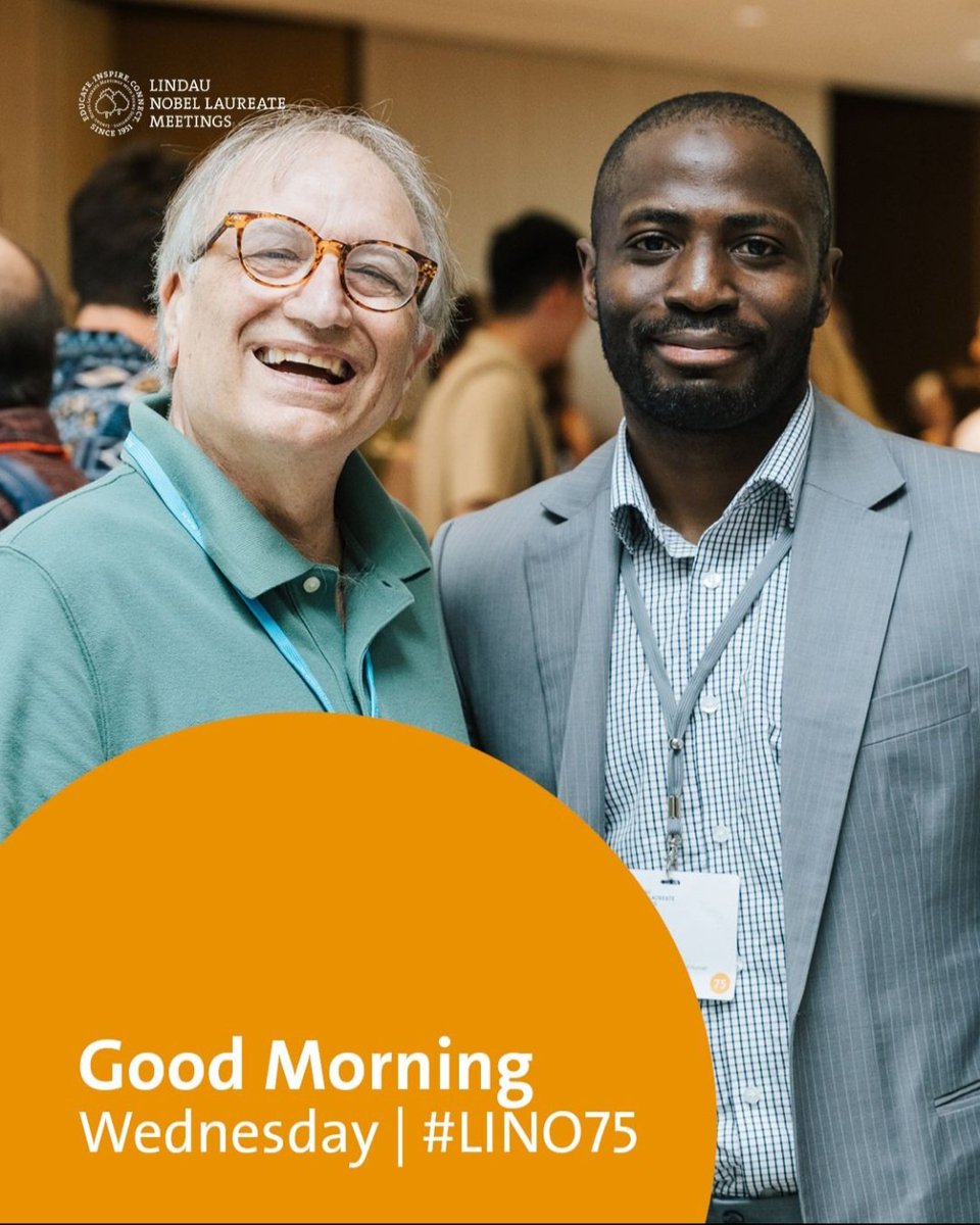DrAdamAbdullahi's tweet photo. Really wonderful week from Lindau engaging with over 20 Nobel Laureates.  One of the highlights for me was chatting with Pat Hanrahan, Turing laureate, about AI, computation, and the future of scientific discovery. From pioneering the computer graphics behind Toy Story and Pixar. https://t.co/a4p3WG8QGD