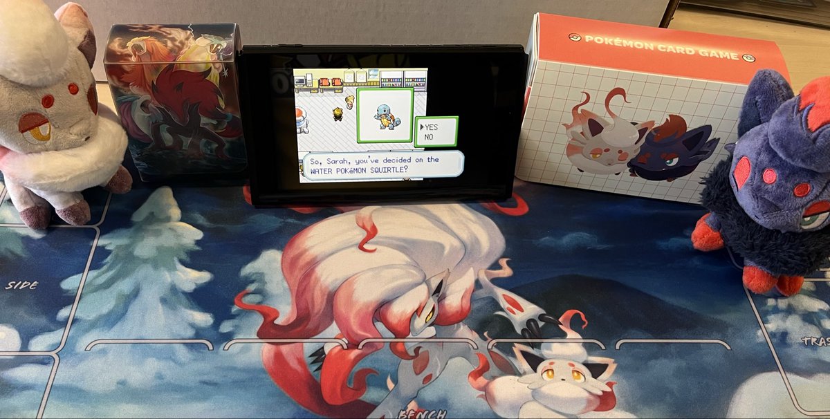 shining_sar's tweet photo. Using the power of Zorua to summon shiny Squirtle https://t.co/dgWBoubG45