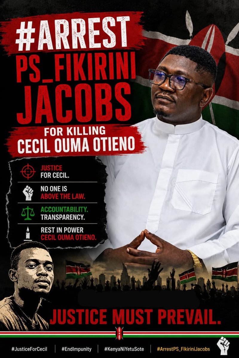 SLauncelott's tweet photo. ARREST Fikirini Jacobs PS, Stop wasting Kenyans time please https://t.co/sVjjuVPpj0