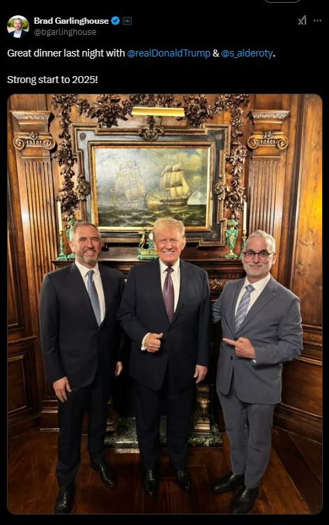 CryptoLex_Adv's tweet photo. @WatcherGuru It is interesting to look at the assets in Trump's portfolio, but let us remember that he is not just another speculator; any actions or involvement he might have with Ripple would always be behind the scenes—or constitute a direct financial stake in Ripple itself, and no XRP https://t.co/jX9RLxIeIr