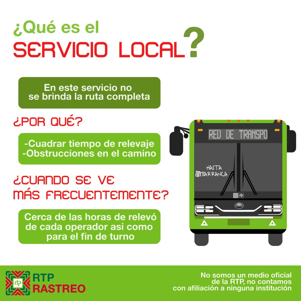 RTProjct's tweet photo. ¿Alguna vez has visto una unidad pasar que solo llega a cierto punto de la ruta?
Es normal, conoce más de este servicio 👇

https://t.co/Zx98Apf0Qj https://t.co/uyaNtU3dJd