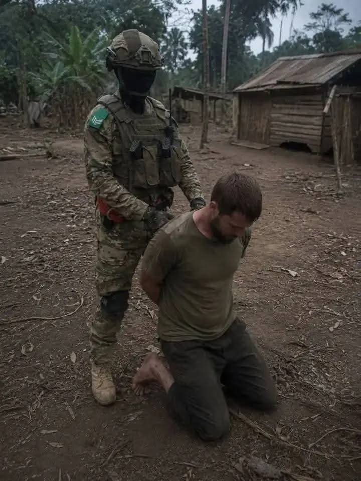 GauthierTsh78's tweet photo. Il semble que ces mercenaires français capturés sont de mèche avec la coalition M23_RDF_AFC. @EmmanuelMacron @France24_fr https://t.co/U4MKEBxLo8