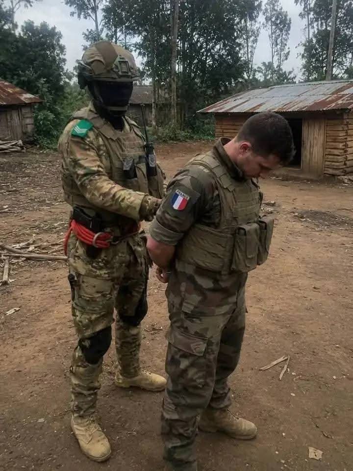 GauthierTsh78's tweet photo. Il semble que ces mercenaires français capturés sont de mèche avec la coalition M23_RDF_AFC. @EmmanuelMacron @France24_fr https://t.co/U4MKEBxLo8