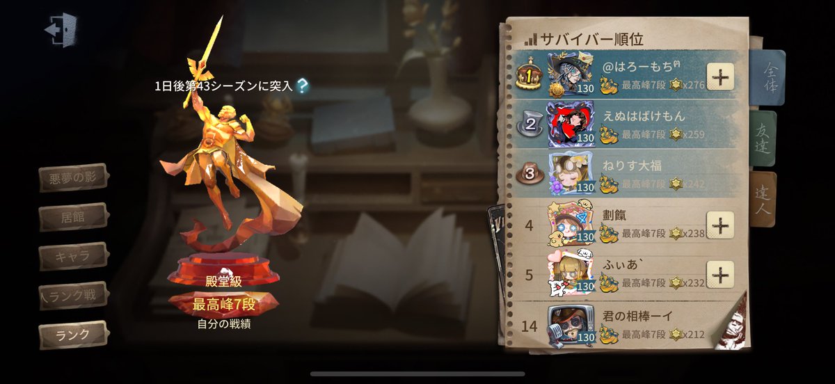 Your_the_Aiboy's tweet photo. シーズン42ありがとうございました。
目標だったカウボーイの歴代最高認知pt更新を達成して歴史を作ってきました😎🤠👍🥇🥇21285🎉👊😁

最高星数も更新できたし色んなバッジとれたので満足🛌🐑💤
来シーズンはぬくぬくPC版に帰ります。
たくさん迷惑かけたが🫡スマホ版のみんなありがとう‼️ https://t.co/hPqlscUogn
