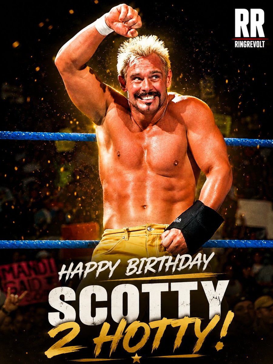RingRevolt's tweet photo. Happy Birthday to Scotty 2 Hotty! 🎉
Former WWE Tag Team Champion, fan favorite, and the creator of the unforgettable Worm. Thanks for the memories and entertainment over the years!
#HappyBirthday #Scotty2Hotty #WWE #TheWorm #WrestlingHistory https://t.co/Ql8bgBa9A1