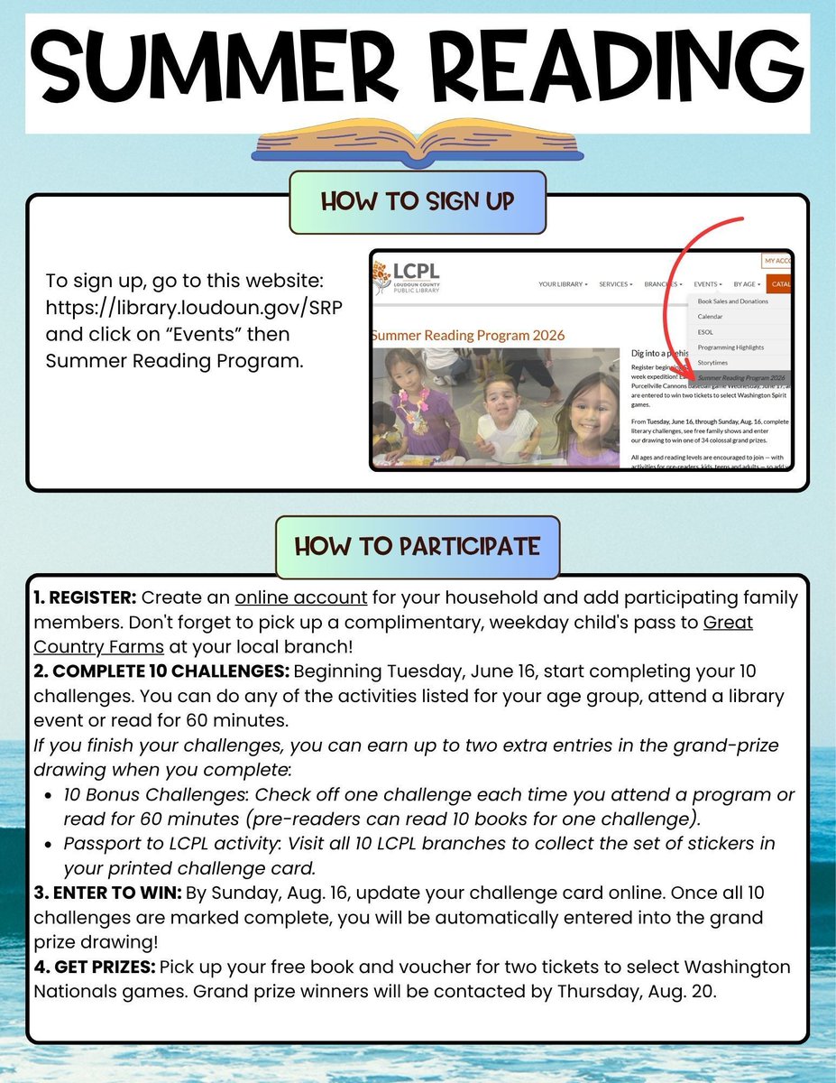 MrsLibraryLady8's tweet photo. We hope you are having a wonderful summer!  It is not too late to sign up for the summer reading program, sign up here: https://t.co/5OE66dbMWZ  If have already signed up, make sure you are marking off your progress.  Keep reading! https://t.co/kHT98S9Adx
