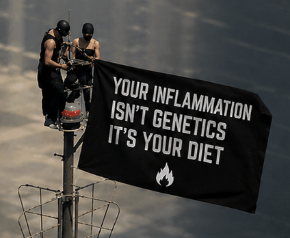 SBakerMD's tweet photo. They climbed to the top of the Empire State Building just to remind people that steak isn’t the problem 😜🥩 https://t.co/pn5NlTE6Vl