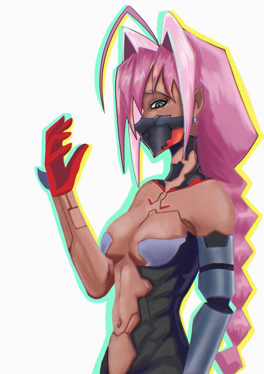 Forfke's tweet photo. My contribution to Talia Fanarts! 🙇#CyberpunkEdgerunners2 https://t.co/Mozmqcfn0c