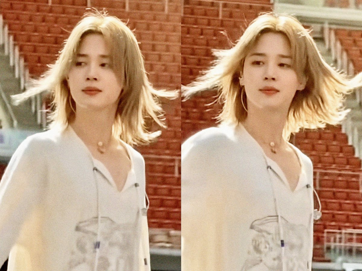 formingukkie's tweet photo. que ódio esse jimin com essa boca rosada, essa pele brilhando, esse cabelo muito loiro, parecendo uma boneca de porcelana https://t.co/ruvCWLhzEu