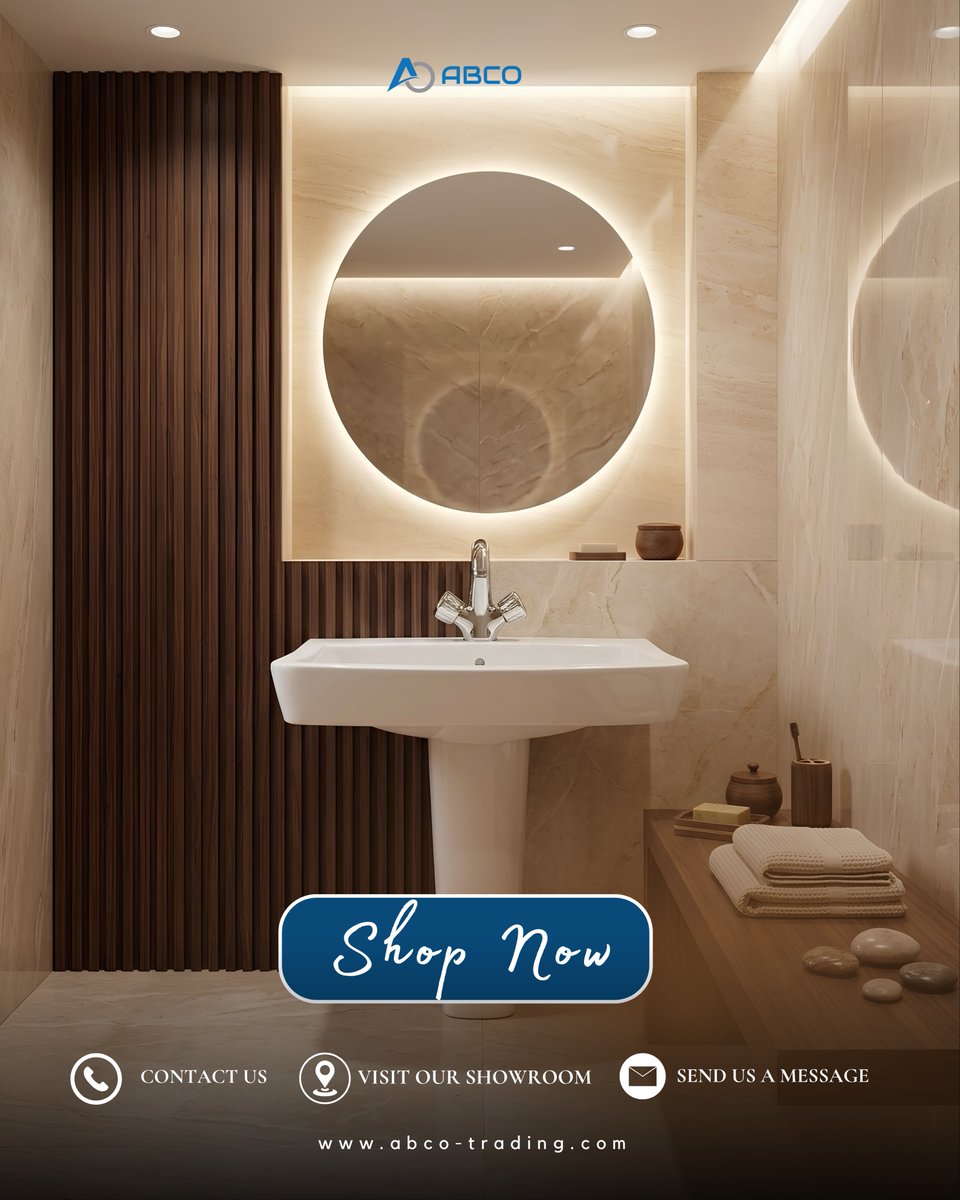 abco_trading's tweet photo. EWA Wash Basin – Where Style Meets Everyday Comfort ✨
It adds a touch of sophistication to any space while ensuring everyday convenience.
📍 Available at ABCO Trading
📞 Contact us today for inquiries and orders.
#abcotrading #ewa #washbasin #bathroomdesign #sanitaryware https://t.co/TRmqDNrHuZ