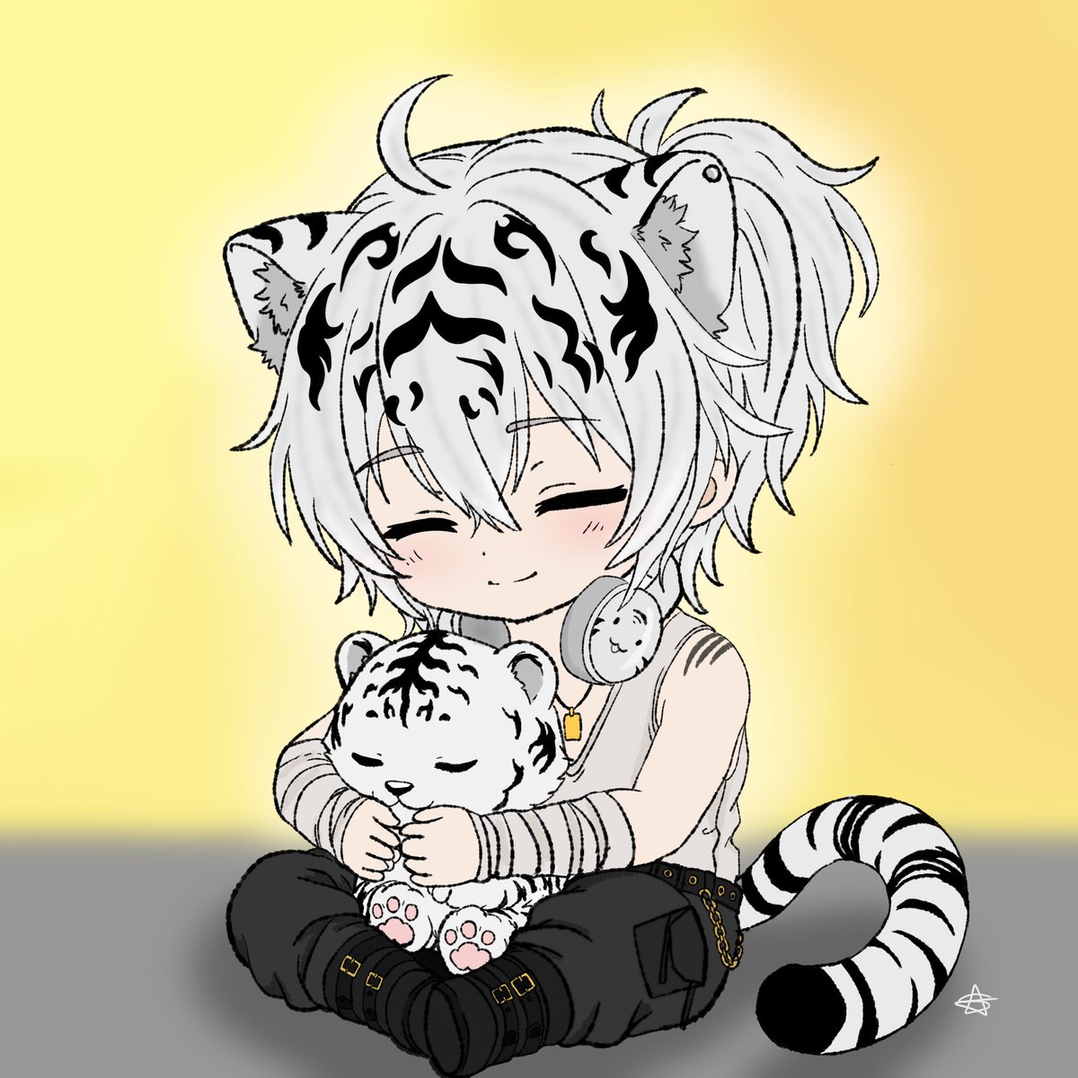 icy_purr's tweet photo. little zanny chibi art 🐯 #taigart https://t.co/rWSvBMB4F8