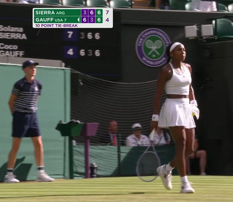 CocoGauffTeam's tweet photo. Coco Gauff won this match https://t.co/SA3E6RxjvF