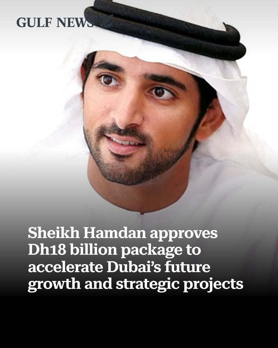 gulf_news's tweet photo. Sheikh Hamdan approves Dh18 billion initiatives to drive Dubai’s future growth, cultural strategy, trade hub status and real-time population planning.
https://t.co/CCu2LmBRJS https://t.co/wodbvlvMbL