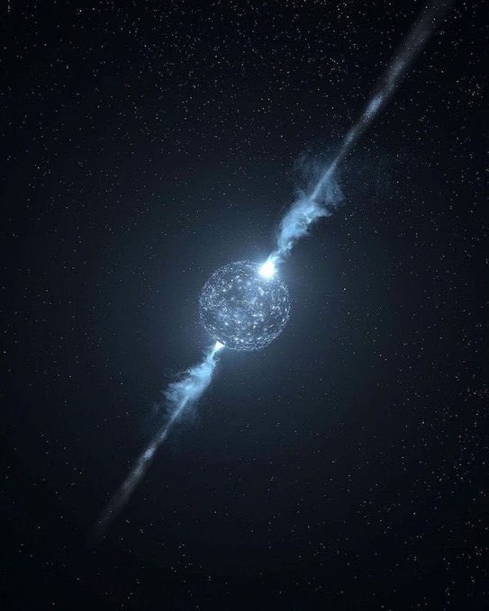 AstronomyVibes's tweet photo. Neutron stars are formed when a massive star runs out of fuel and collapses. https://t.co/Q6yP4cghDW