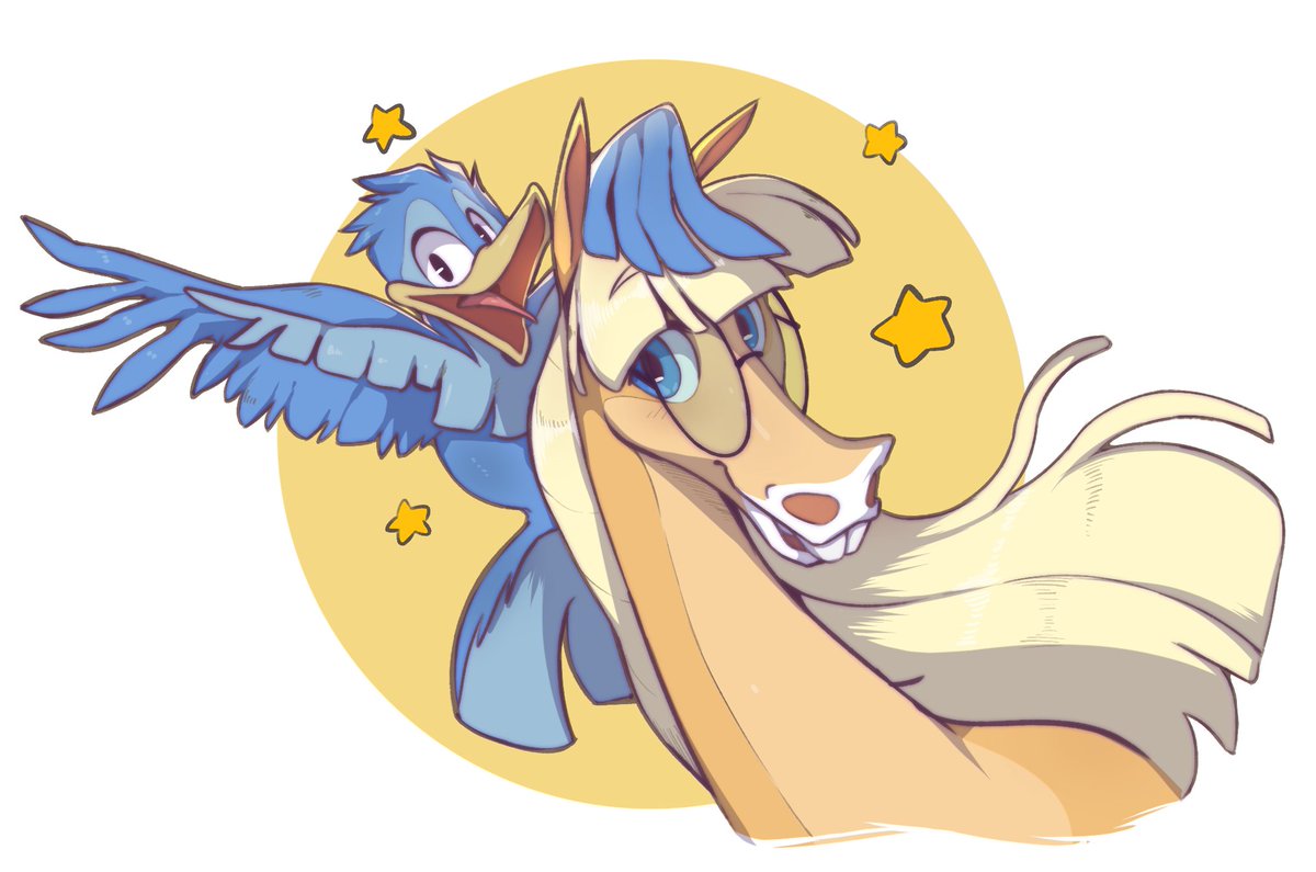 itoferalfrenzy's tweet photo. Every year we do an art contest on the server featuring your favorite FF characters. Winners get a shoutout, role, and access to our gallery for free!

Here's the winners for 2026!

First place: @kappadoggo for his awesome drawing me mah bird and paloma together! https://t.co/bIqTE4ZN1q