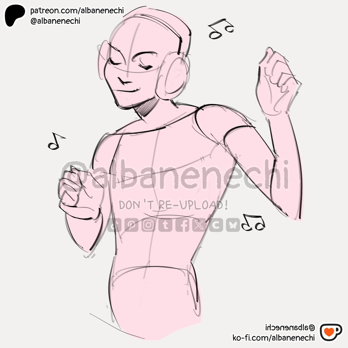 albanenechi's tweet photo. Bases and pose refs pt 142✨✨
3 more poses for patrons!
#drawingbase #poses #poseref #posereference #artbase #artreference #stimming https://t.co/9rWk3L9NNg