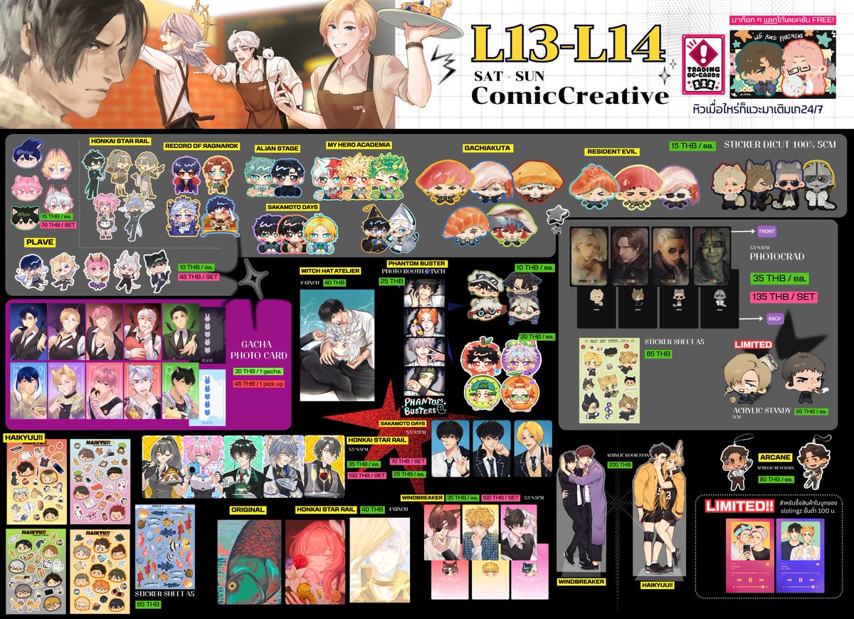 LLslo_lingz's tweet photo. สิ้นสุดการรอคอยในที่สุดใบเมนูรวมก็มาแล้ว!
บูธรวม 4 นักวาดอัศวินรัตติกาล
@C0cxine_ /@shouzen_cat103 /@meaowween
📍Booth 𝑳𝟏𝟑-𝟏𝟒 🧚
📅: 𝑺𝒂𝒕-𝑺𝒖𝒏 𝟏𝟏-𝟏𝟐 𝒋𝒖𝒍 𝟐𝟎𝟐𝟔
⏳: 𝟏𝟎.𝟑𝟎-𝟏𝟖.𝟎𝟎 น.
🏦: Fashion island •Island Halls •ชั้น3
#ComicCreative1 #CC #CC1 https://t.co/ybZ69dlfKZ