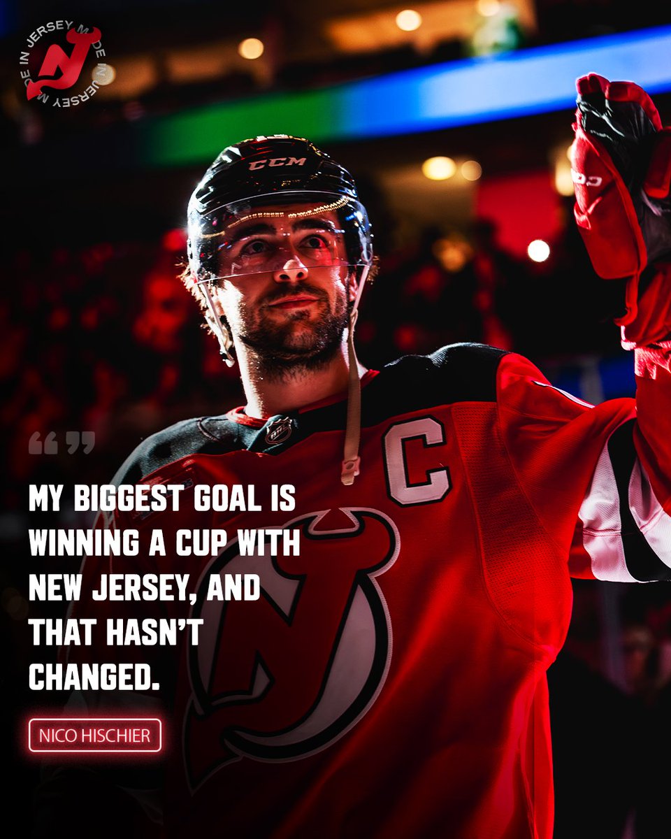 NJDevils's tweet photo. The Captain isn’t done yet. https://t.co/wEmRx5CGjy
