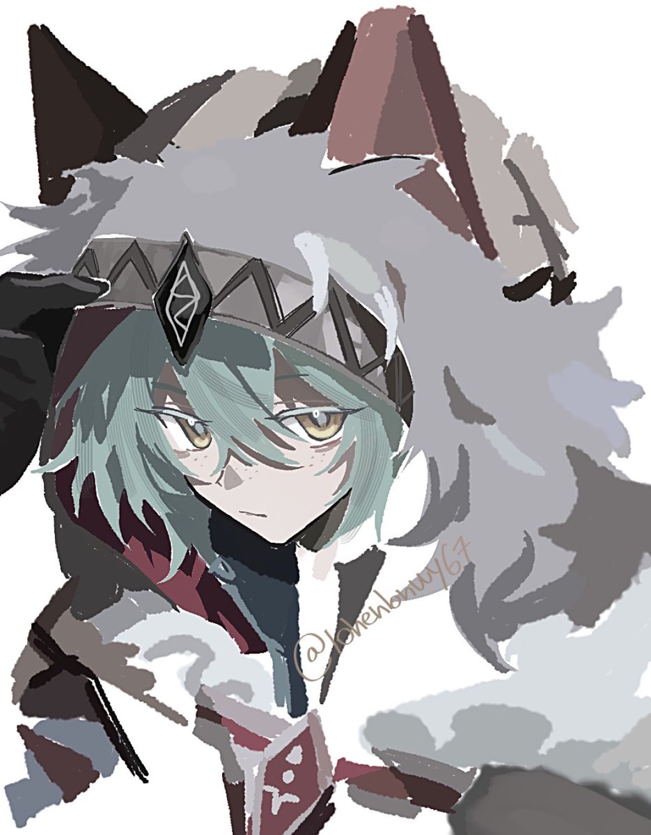 lohenbnuuy67's tweet photo. Another wolf boy added to my never ending collection #alyosha #genshinimpact https://t.co/oSkxhpeRFm