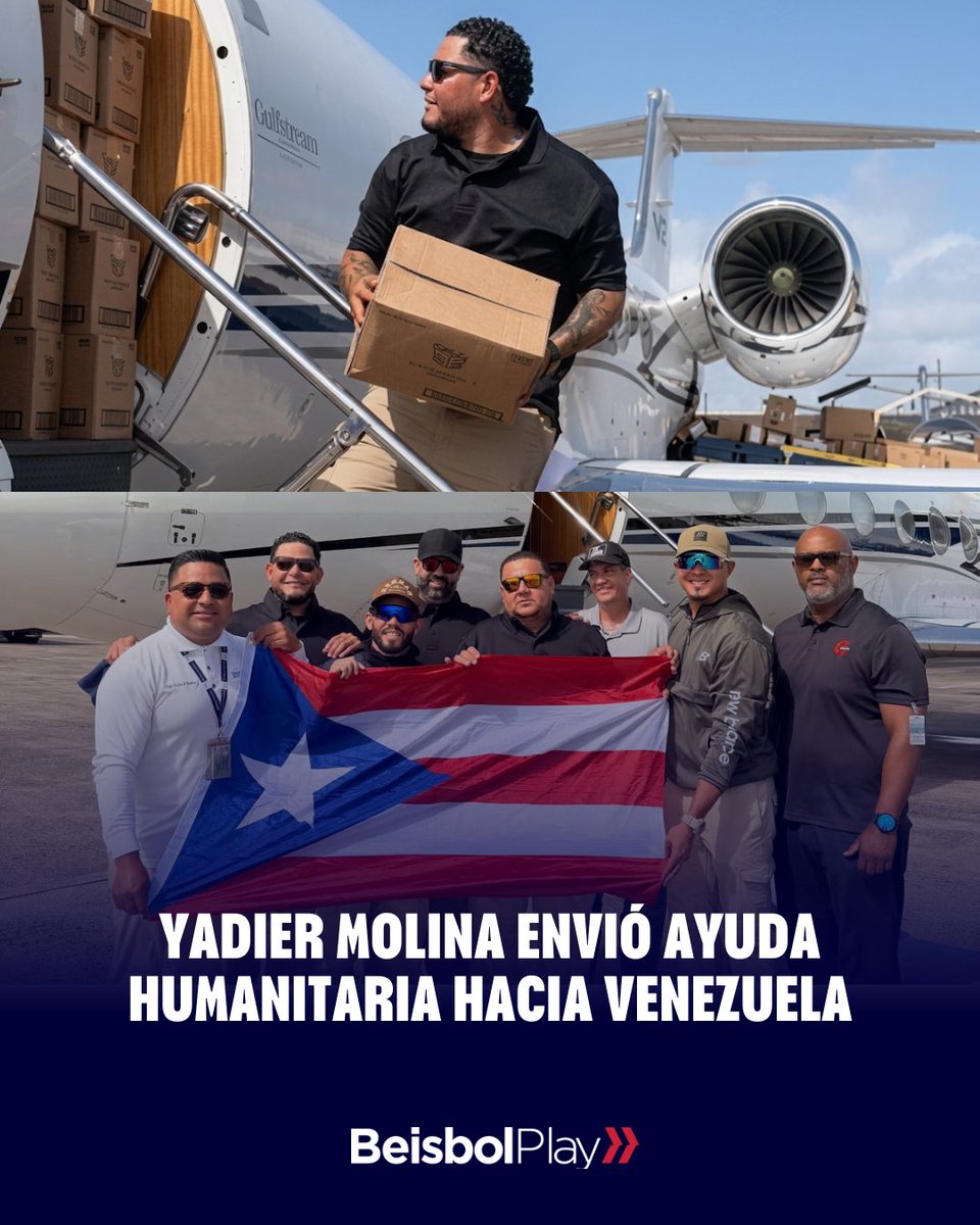 beisbolplaycom's tweet photo. El expelotero puertorriqueño Yadier Molina, mánager de Navegantes del Magallanes en la LVBP, envió un cargamento de ayuda humanitaria hacia territorio venezolano; así lo hizo saber a través de sus redes sociales.

Fotos cortesía 

#LVBP https://t.co/tvQf3sSRmd