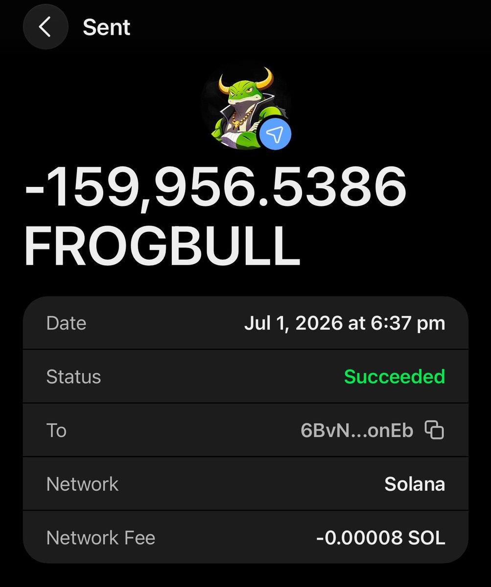 cryptofergani's tweet photo. 160,000 solana:BDbNwA95183CdqUhx2P6R3fWXbefubVbx2wNnCp6pump SENT ✅ https://t.co/JLr4KfVECD