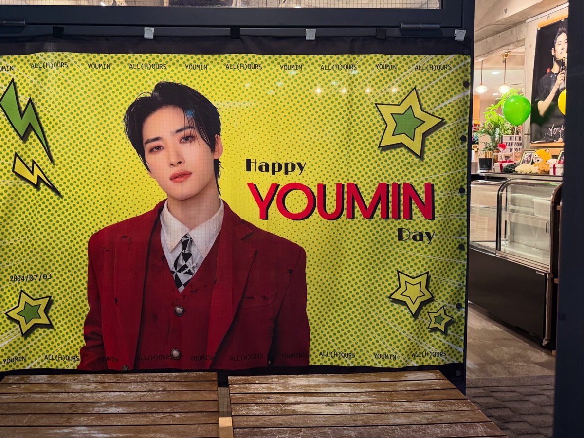 woomi73's tweet photo. 明日明後日です！
Min(ut)eのみなさん、お待ちしております☕️🥤🍰

🦊Happy YOUMIN Day🦊
🎂2026/7/2 - 2026/7/3 🎂
　　11：00 ～19：00（7/3の展示は16：00まで）
📍DOMO CAFE 新大久保店

#유민  #YOUMIN #ユミン 
#올아워즈 #ALL_H_OURS #オールアワーズ
#유민과_놀자 ＃ゆみんと遊ぼう
#HappyYOUMINDay
@domocafe1