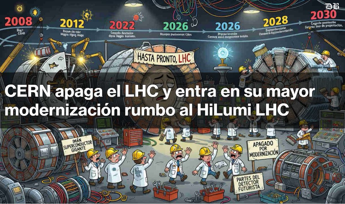 Yosloqueraserf1's tweet photo. Así que han apagado el CERN🙄
Y lo volverán a conectar en el 2030☹️
Yo no sé nada de Física Cuántica, pero...
HiLumi... Iluminati
Que Dios nos asista🙏 https://t.co/6uo4VTrb8U