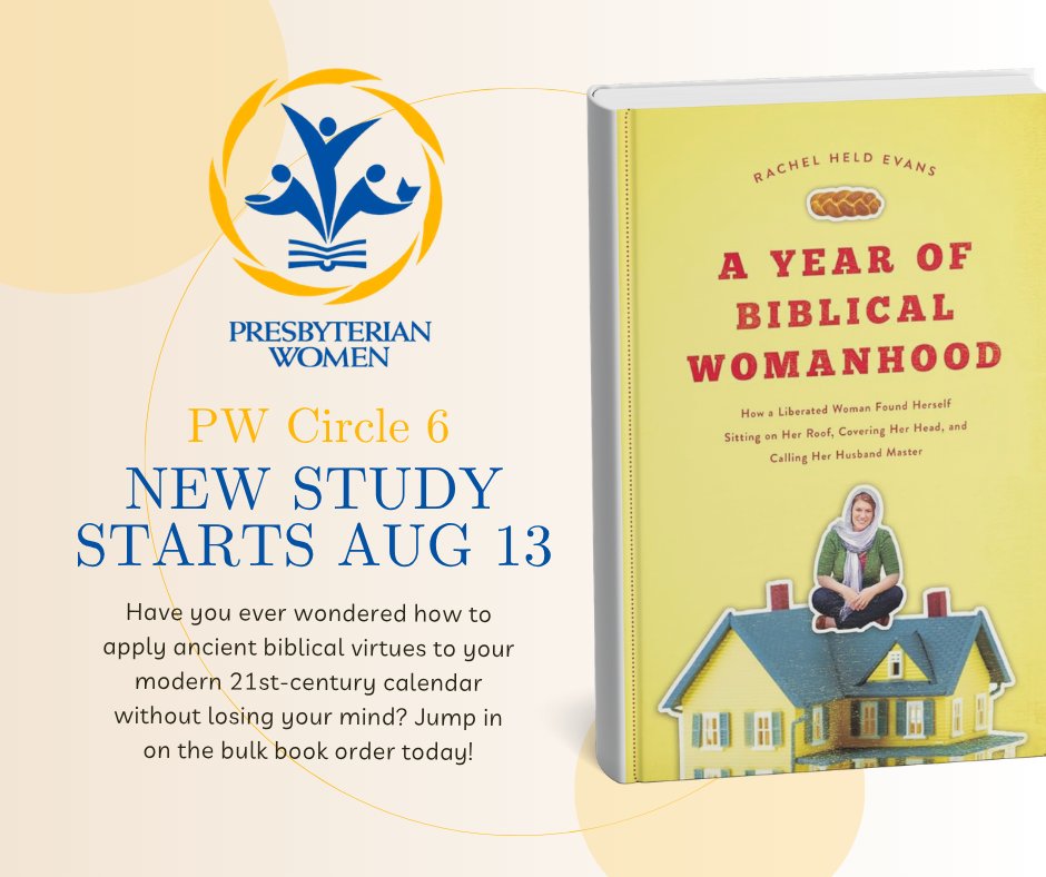 FirstPresAH's tweet photo. Have you ever wondered how to apply ancient biblical virtues to your modern 21st-century calendar without losing your mind? PW Circle 6 has entered the chat. We are kicking off our next year of study with Rachel Held Evans’ “A Year of Biblical Womanhood.”...
1/ https://t.co/8QNQfk0f9F