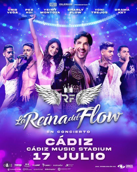Falukiluki's tweet photo. Se venden 2 entradas para el próximo concierto de la Reina del Flow en Cádiz, el 17 de julio. Localización entradas Tribuna Alta Impar Sector 5. 

Precio: 60€ und. https://t.co/6GybwIuPAn